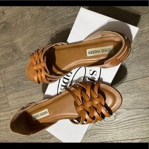 Steve Madden, 8.5, Cognac leather